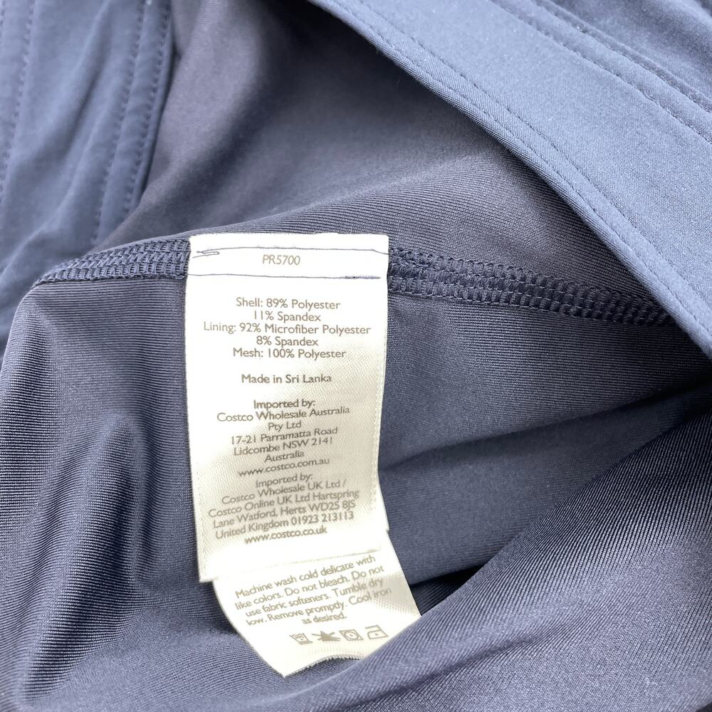 EDDIE BAUER Stretch Mini Skort Womens Size 4 Outdoor Hiking Preppy Skirt Blue - Picture 3 of 8